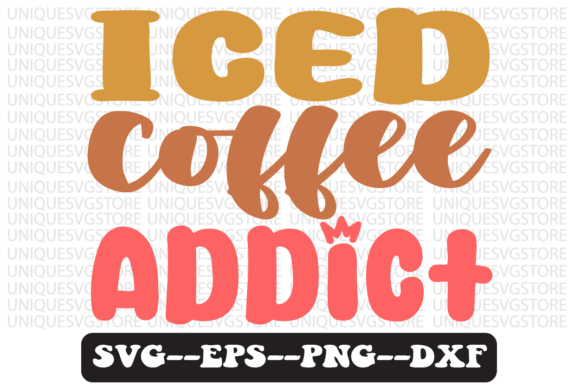 Iced Coffee Addict Retro SVG: A Designer’s Review