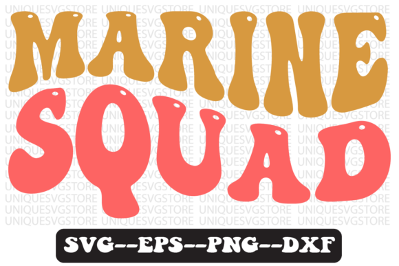 Review: Marine Squad Quote Retro SVG Design
