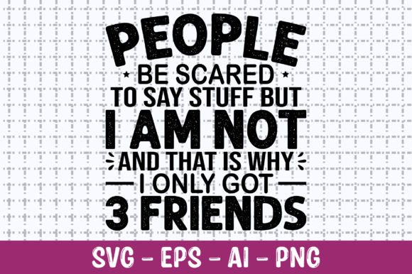 Review: People Be Scared to Say Stuff SVG for Embroidery