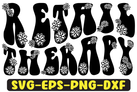 Review: Retail Therapy Quote Retro Svg Design