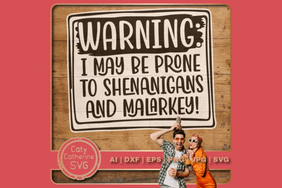 Review: Warning I May Be Prone to Shenanigans Design